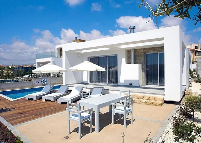 Luxury Cyprus Aqua Private Pool Sea View * Paphos