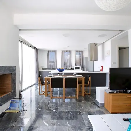 Villa Luxury Cyprus Aqua Private Pool Sea View 2 Bdr Paphos