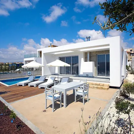 Luxury Cyprus Aqua Private Pool Sea View 2 Bdr * Pafos